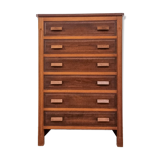 Solid wood chest of drawers, 1950s
