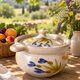 Covered pot Poteries du Marais - Rare country decor