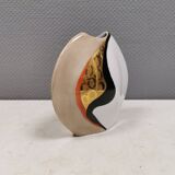 Vase with a motif, in an abstract style.