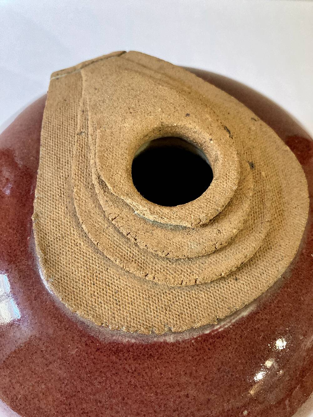 Vase en céramique de Nouméa signé