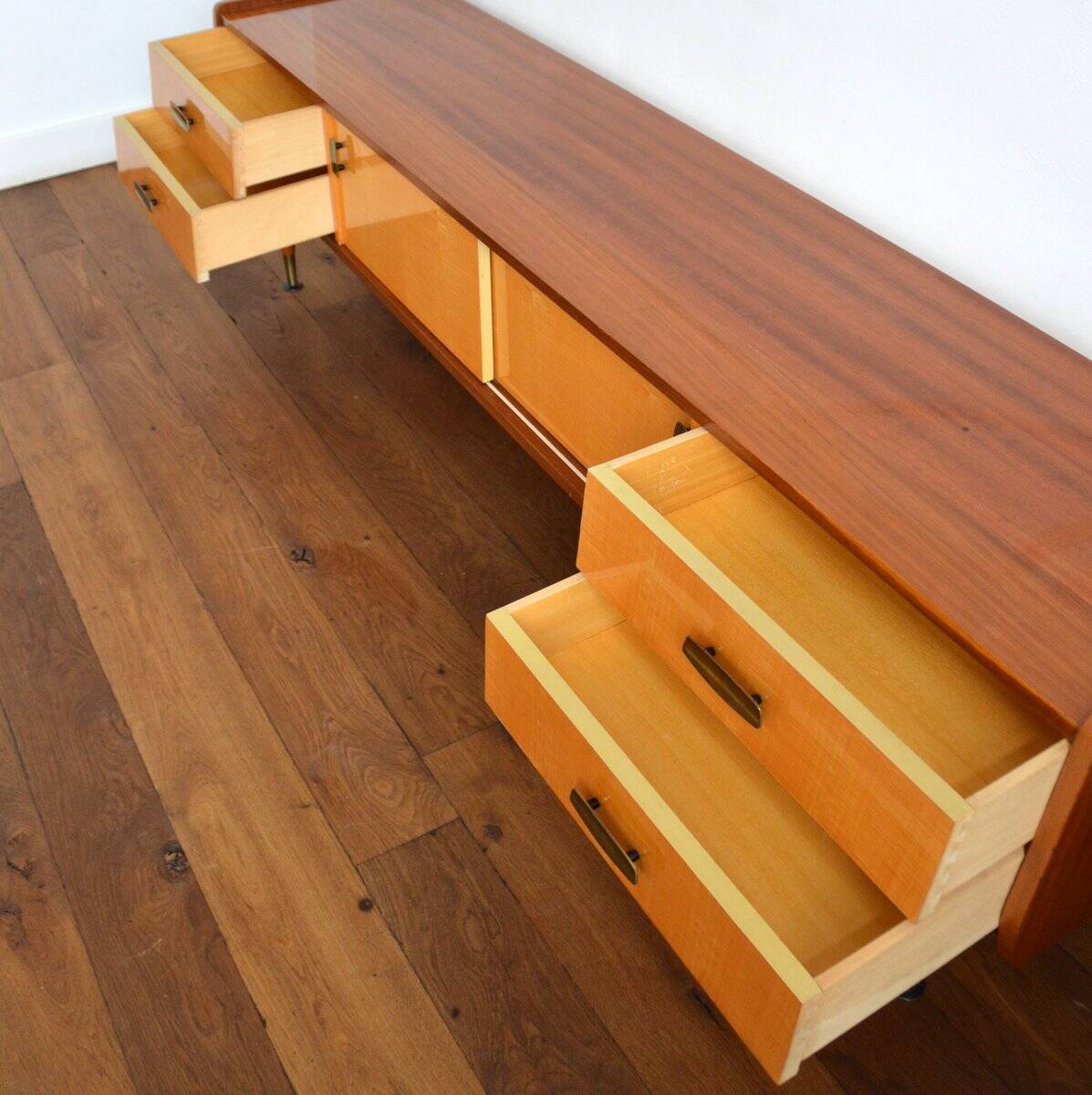 Large vintage low sideboard 1960s