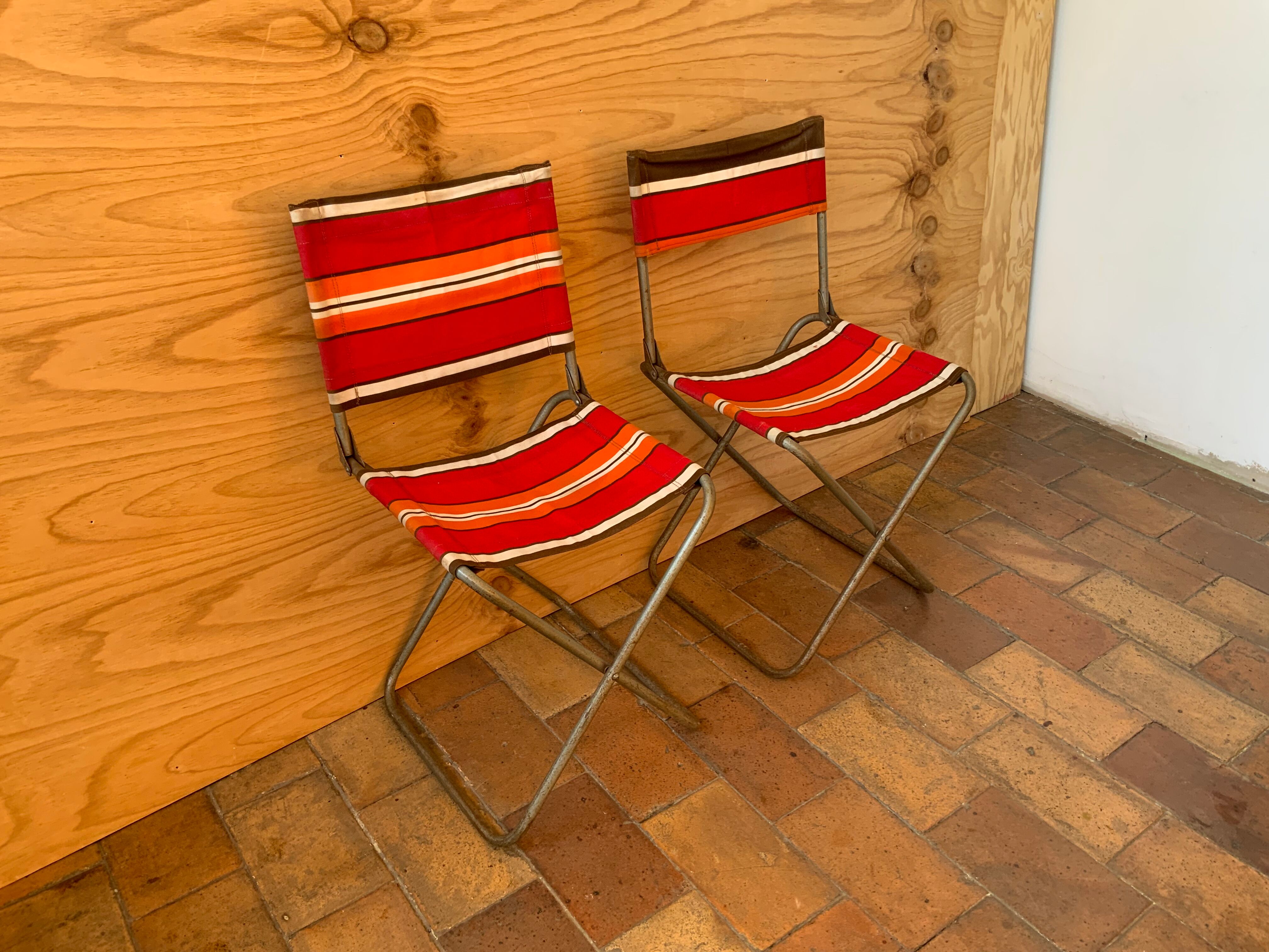 Paire de chaises de camping