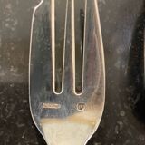 Set of 11 silver-plated cake/oyster forks Guildart 1960 vintage