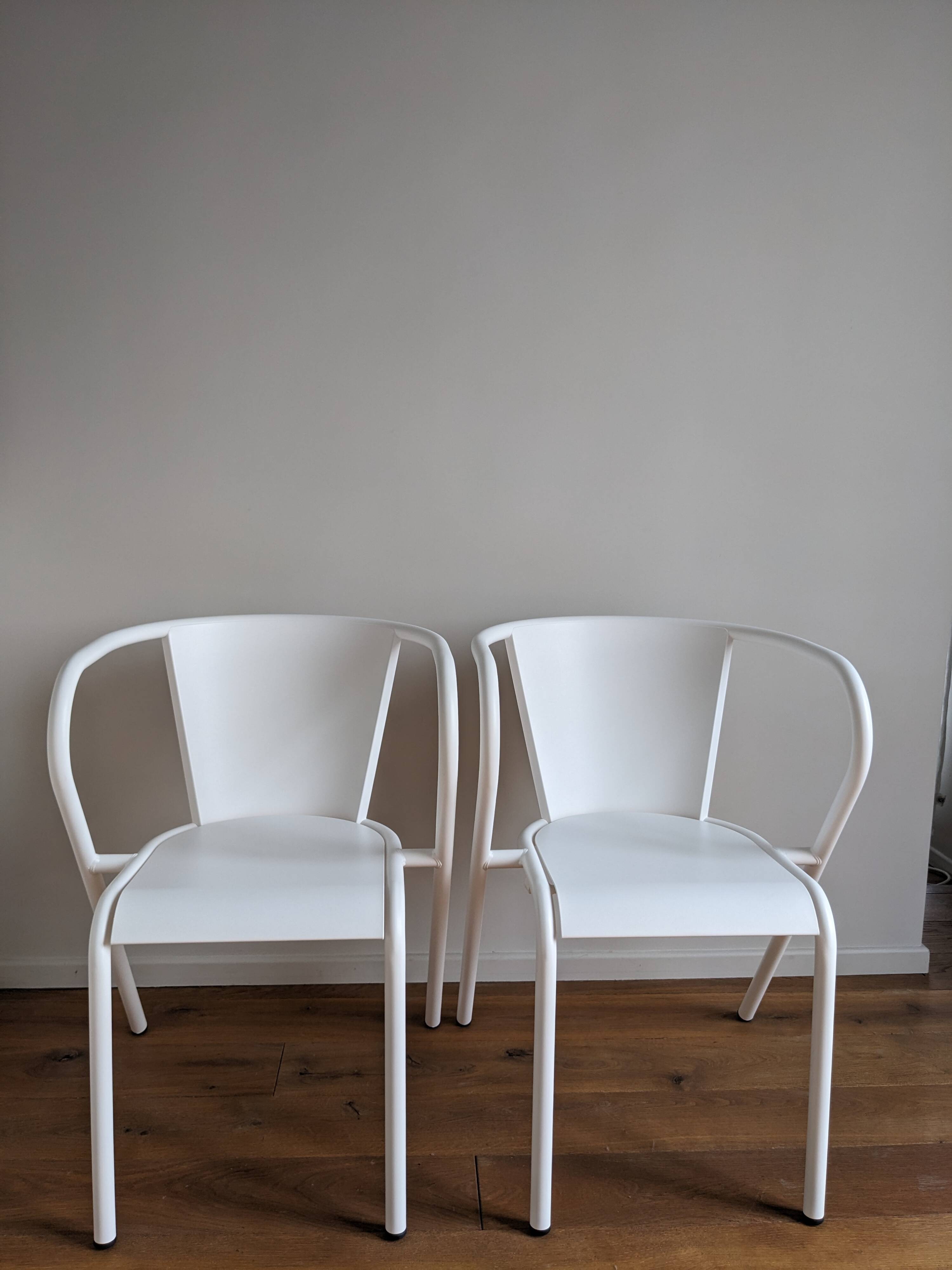 Chaises Adico 5008 blanches