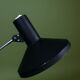 Large black metal vintage industrial desk lamp.