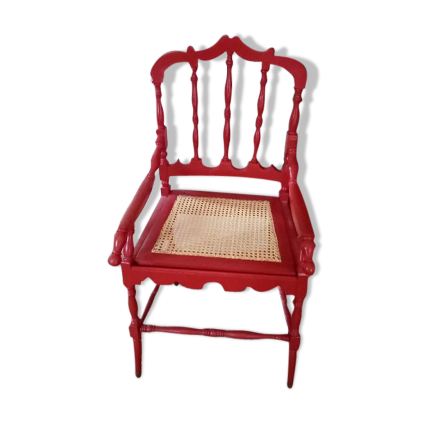 Red chinese chair
