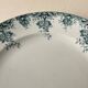 Large antique Saint Amand plate – Blue decorated earthenware – 29.5 cm