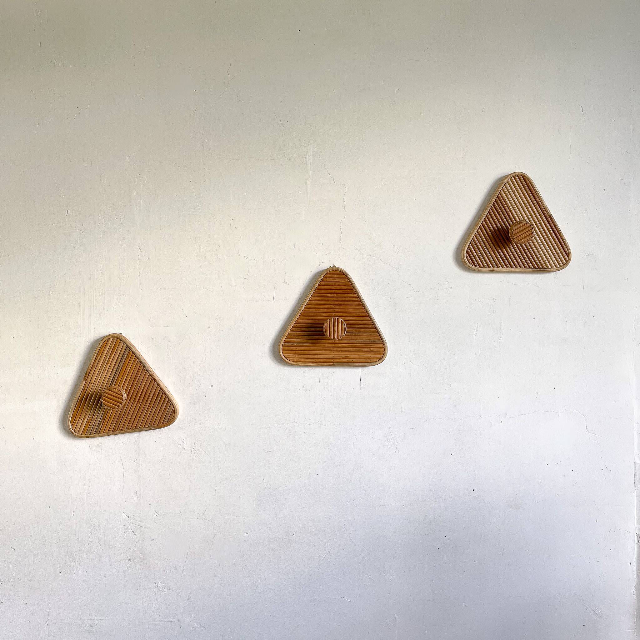 Pencil Reed Wall Hook Triangle Shaped