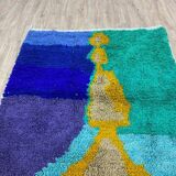 Colorful Moroccan wool rug 250cm x 150cm