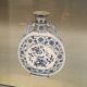 Ming blue and white pottery, hand-painted.