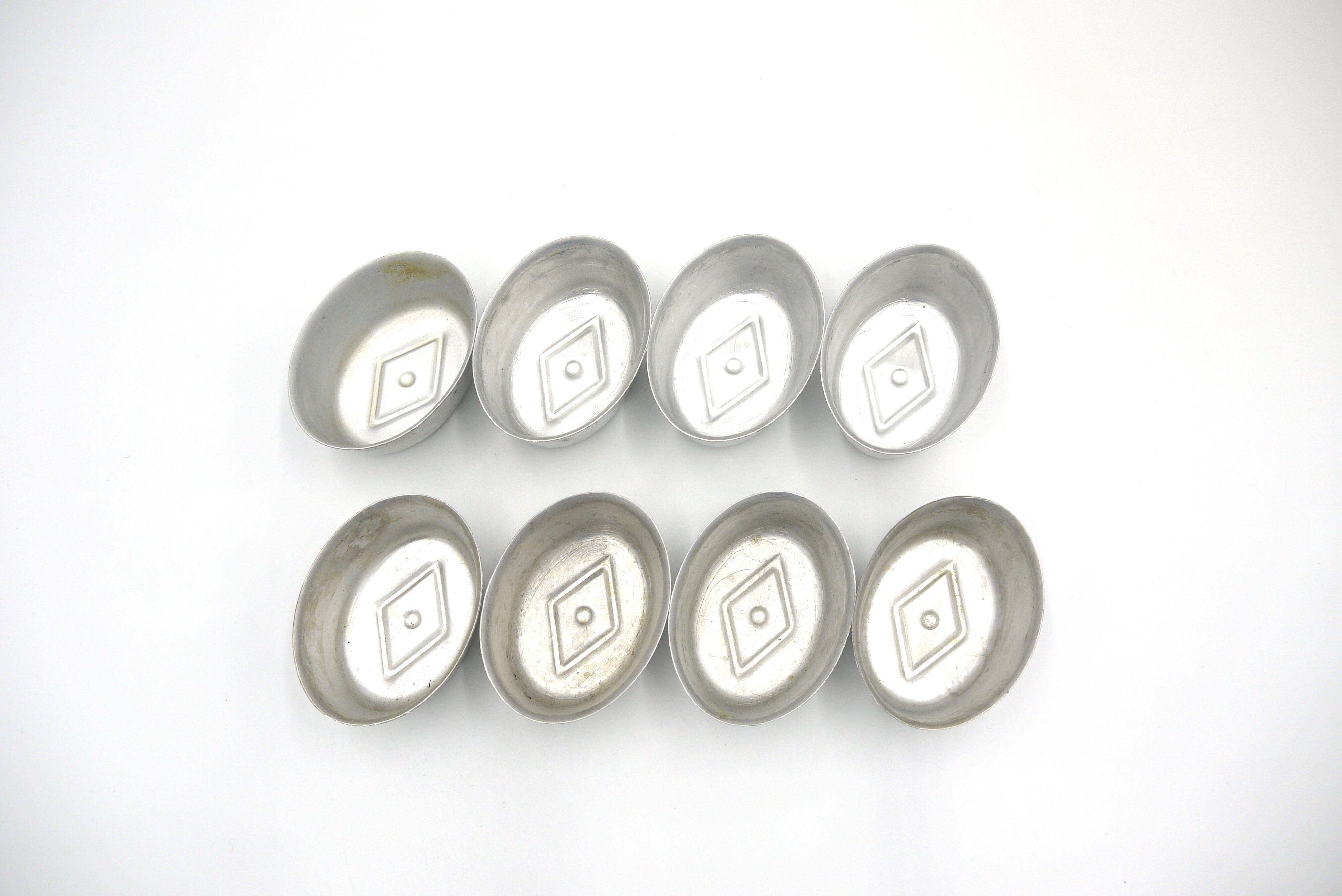 Set of 8 aspic molds