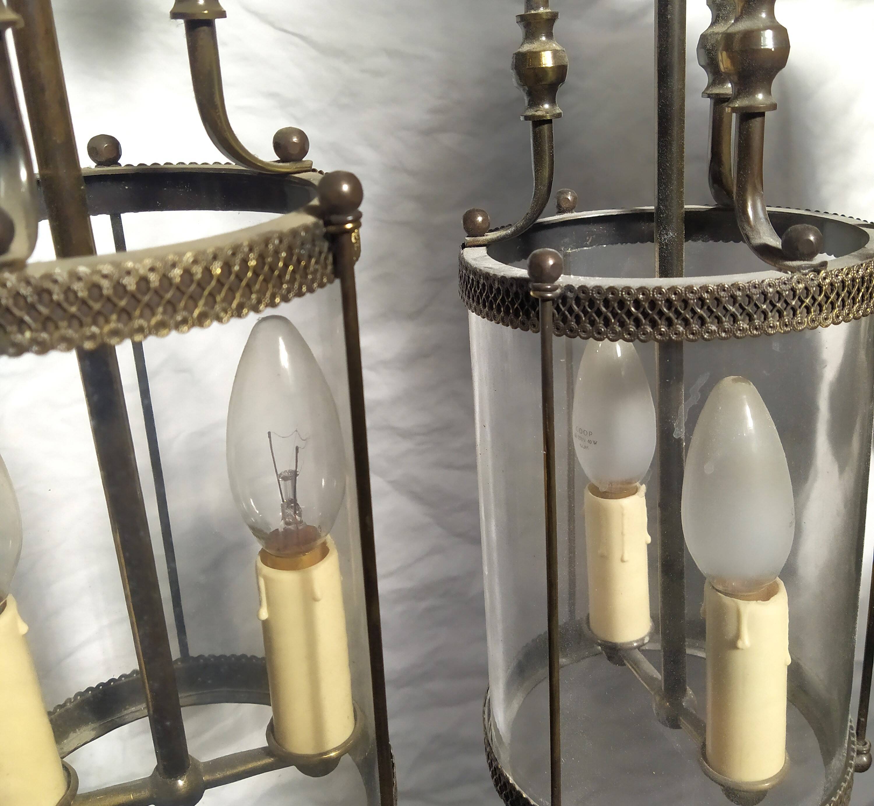Pair of interior lanterns