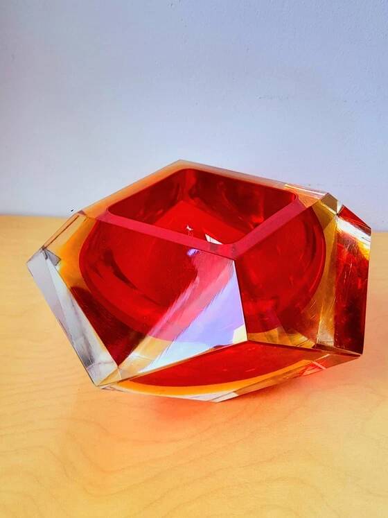Cendrier sommerso Flavio Poli, Murano 1970