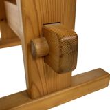 Vintage bedside table side table pinewood 70's design