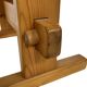 Vintage bedside table side table pinewood 70's design