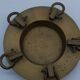 Navy style brass ashtray with shackles