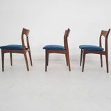 Set of 3 rosewood "AWA" dining chairs, the Netherlands 1950's
