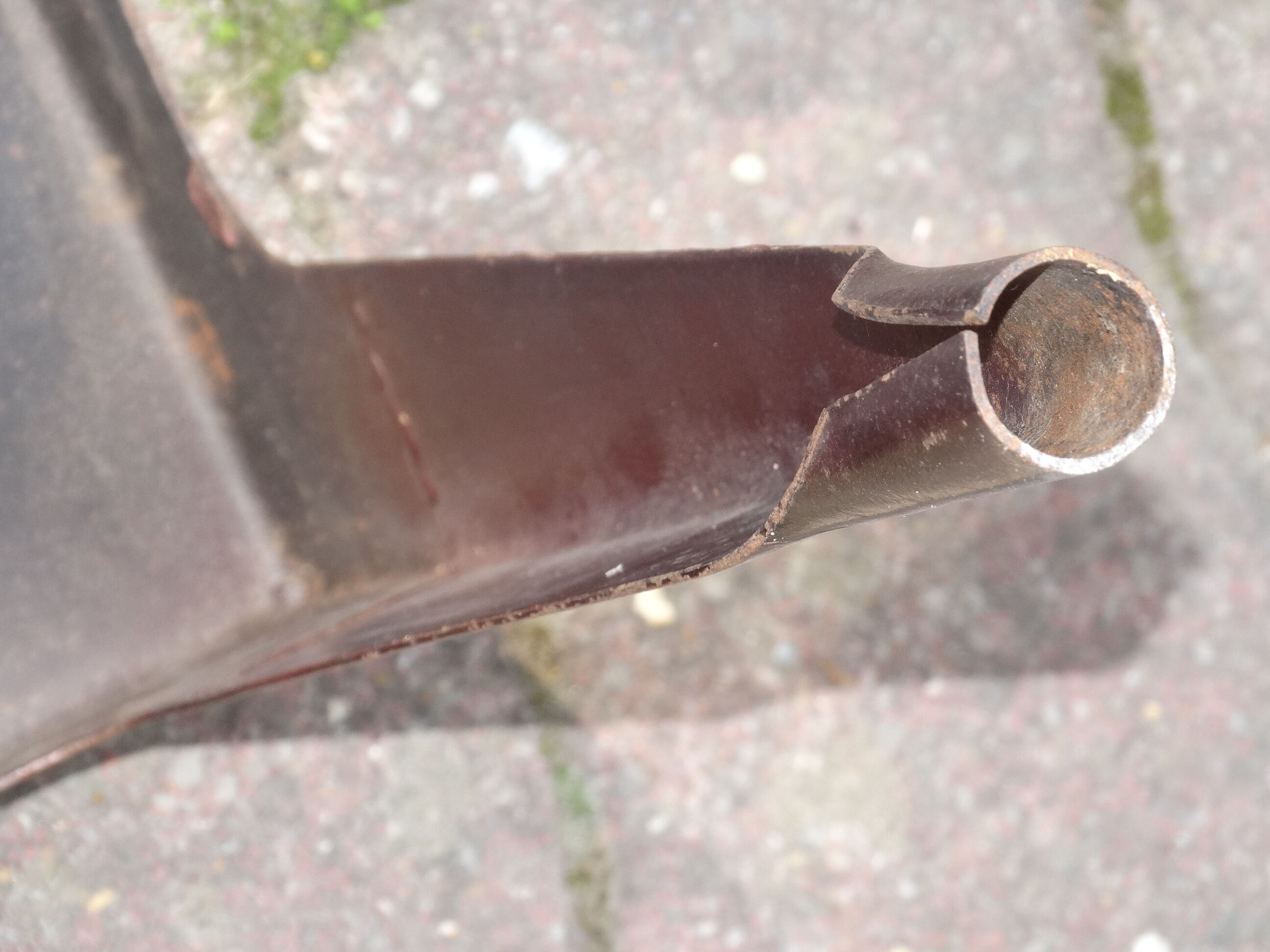 Black one piece plate coffee table