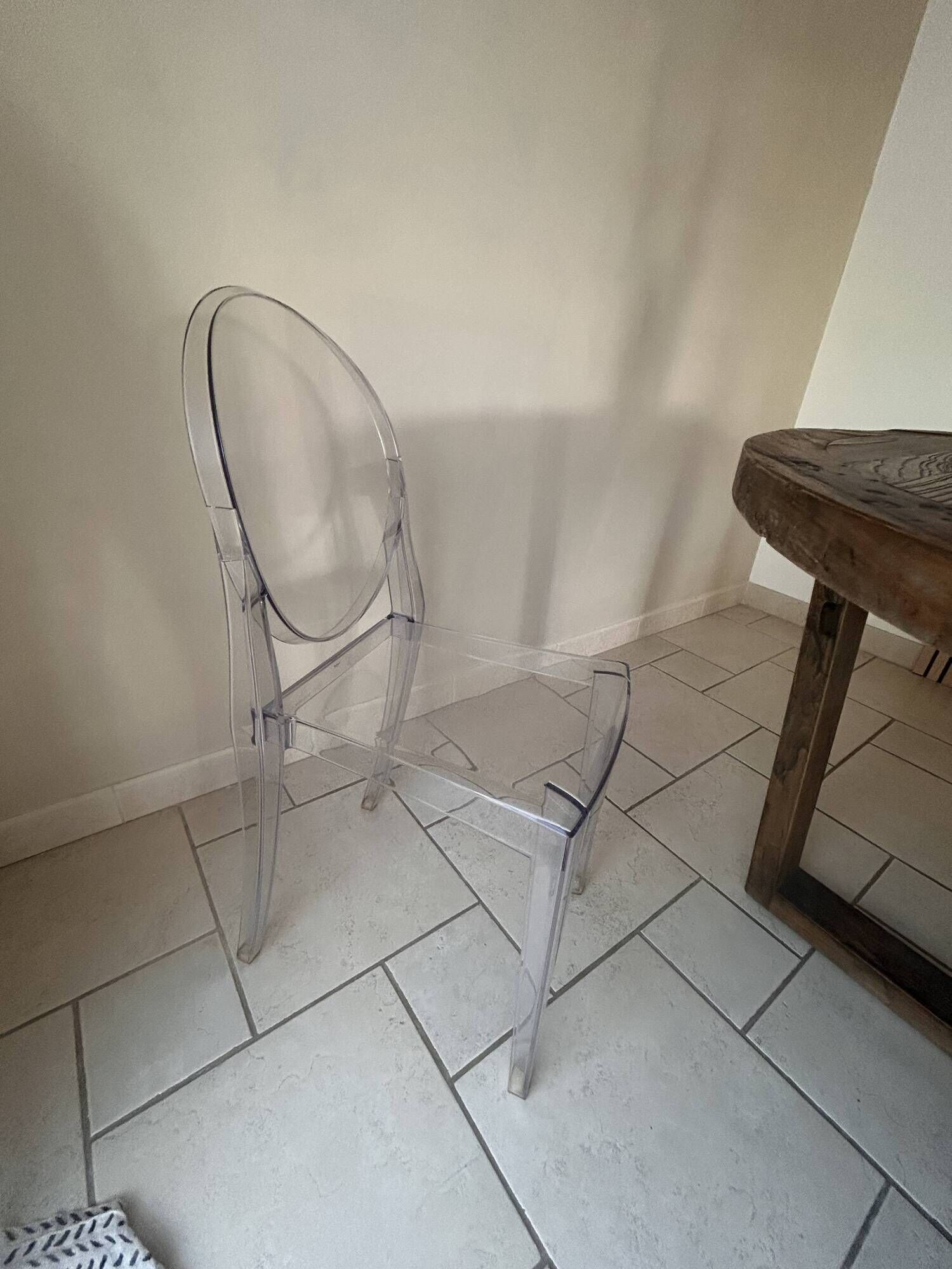 Chaise kartell chaise  victoria ghost