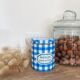 Boîte métal vintage pastilles Vichy