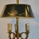 Lustre bouillotte en fer et laiton