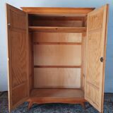 Vintage pine wardrobe