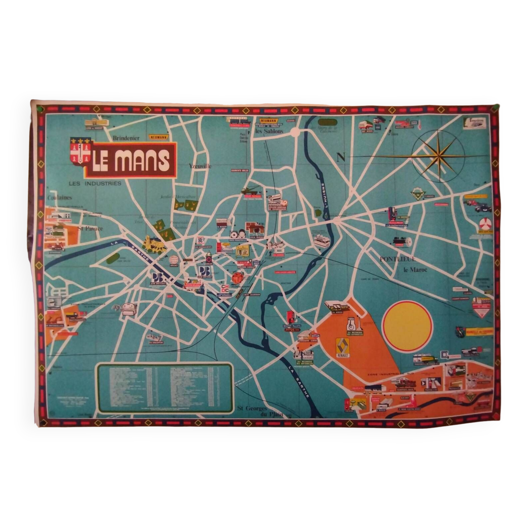 Vintage poster Industries Le Mans