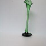 Green soliflore vase
