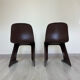 2 Chaises ‘ Z chair ‘ de Ernst Moëckel