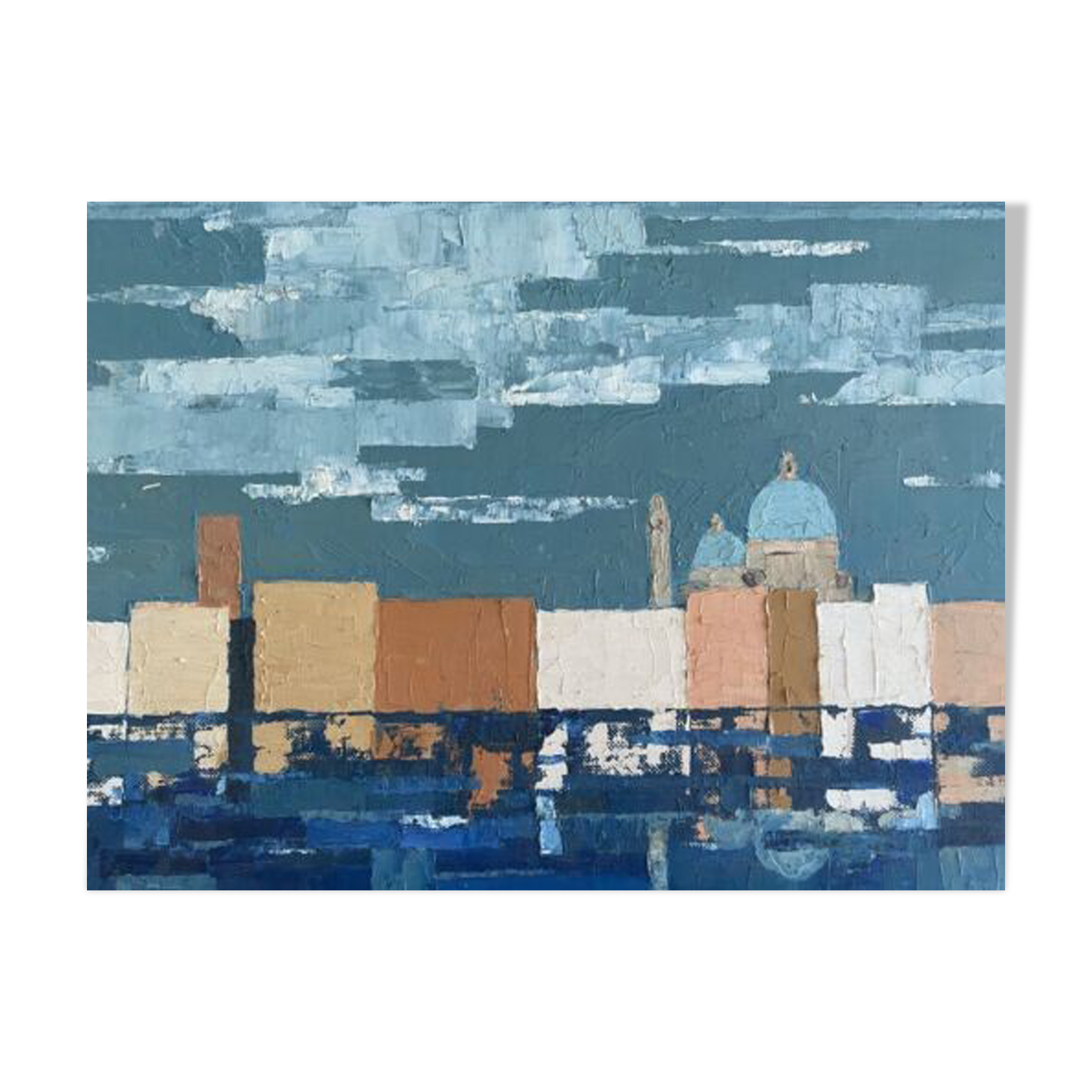 HSP painting “Venice” by Jean-François Devaliere (1926-2021)