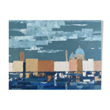 Tableau hsp « venise» par jean-francois devaliere (1926-2021)