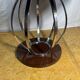 Vintage Art Deco Style Round Dining Table – Oak Top & Chrome Base – Designe