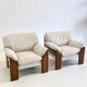 Fauteuil Sapporo crème de Mario Marenco pour Mobil Girgi