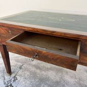 Empire style desk in solid mahogany, 19th century