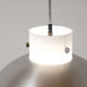 Suspension Limburg 1970's Murano glass and aluminum