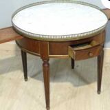 Louis XVI style low pedestal table