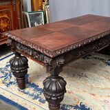 Renaissance table dated 1654
