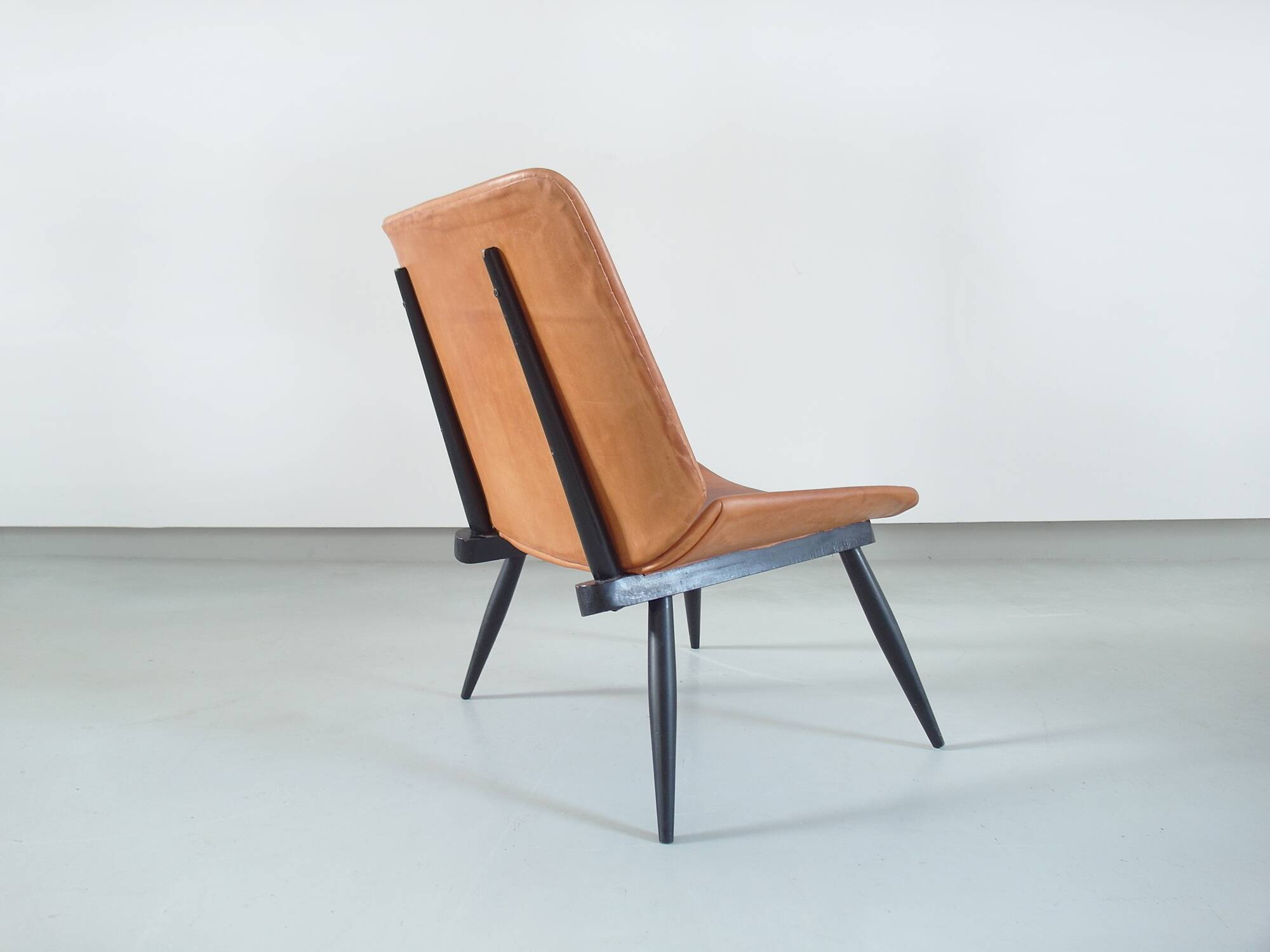 Finnish design leather chair