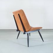 Chaise en cuir design finlandais
