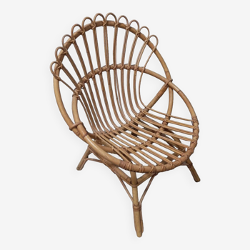 Rattan armchair