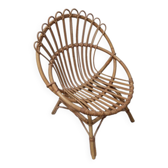 Rattan armchair