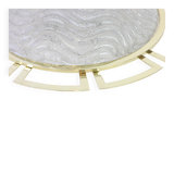 Grand Sputnik ceiling light in brass, Stilnovo style, 1970s.