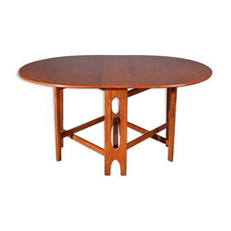 Vintage midcentury McIntosh drop leaf teak table