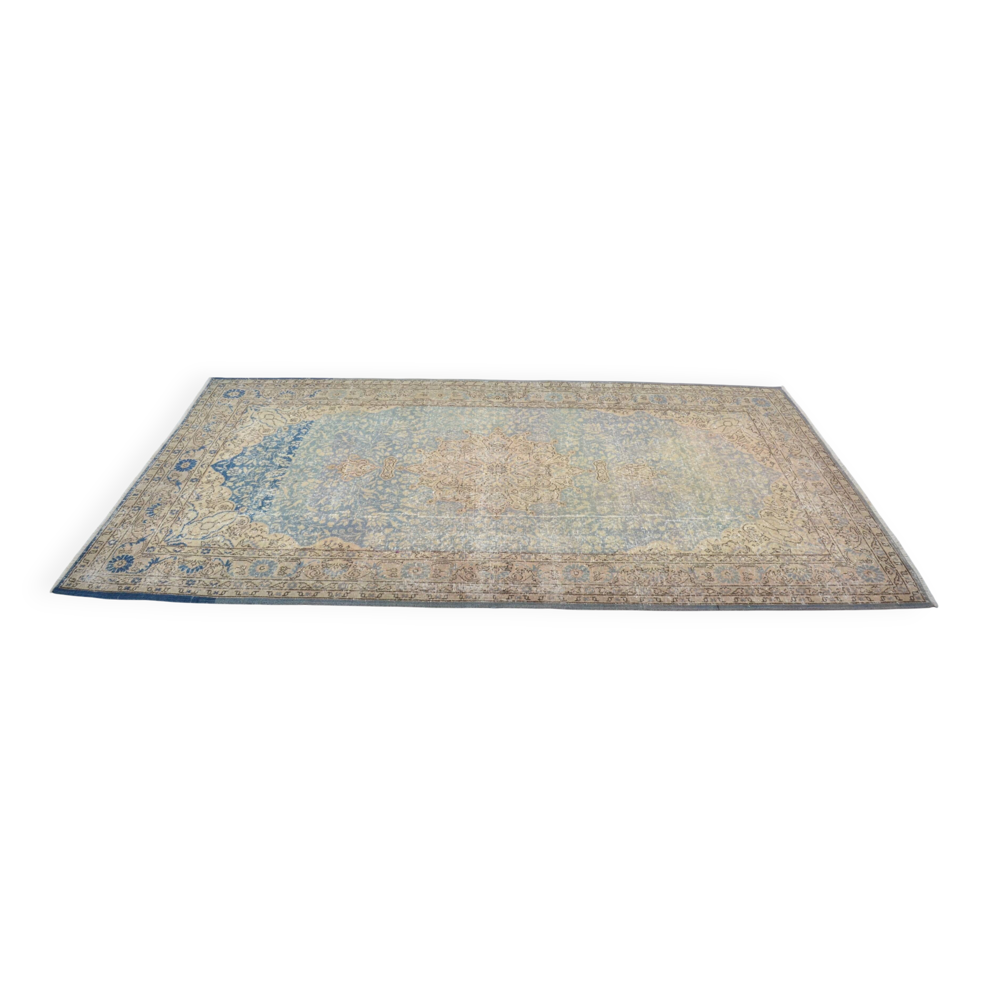 Oushak Turkish Vintage Rug sku 3247