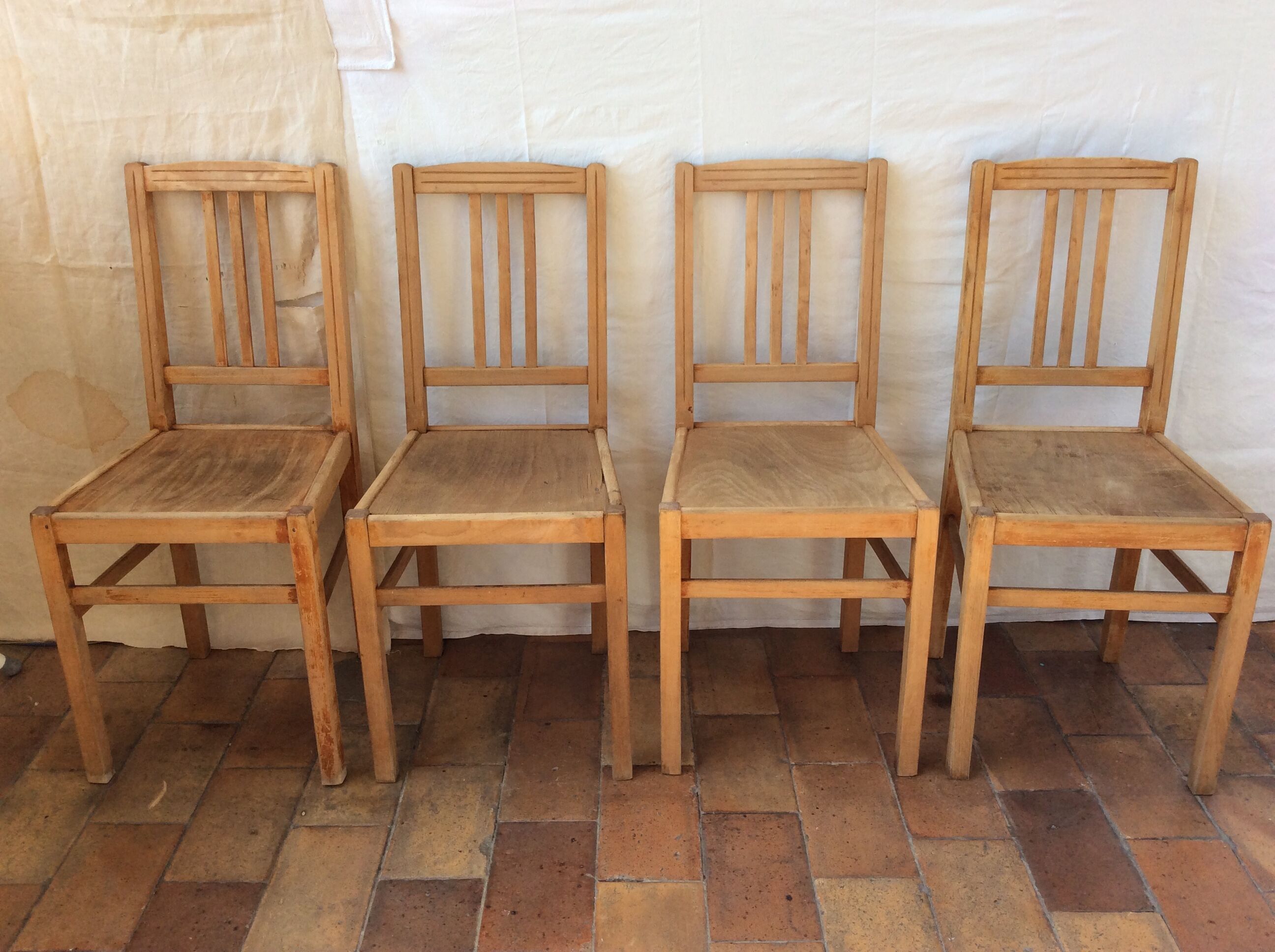 4 vintage chairs