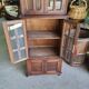 Wooden glass cabinet with 6 glass doors