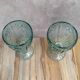 Set of 4 moulded glass glasses – vintage style