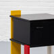 Rietveld style side table 1980s
