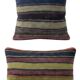 Set of 2 vintage kilim cushion covers 41x51 cm