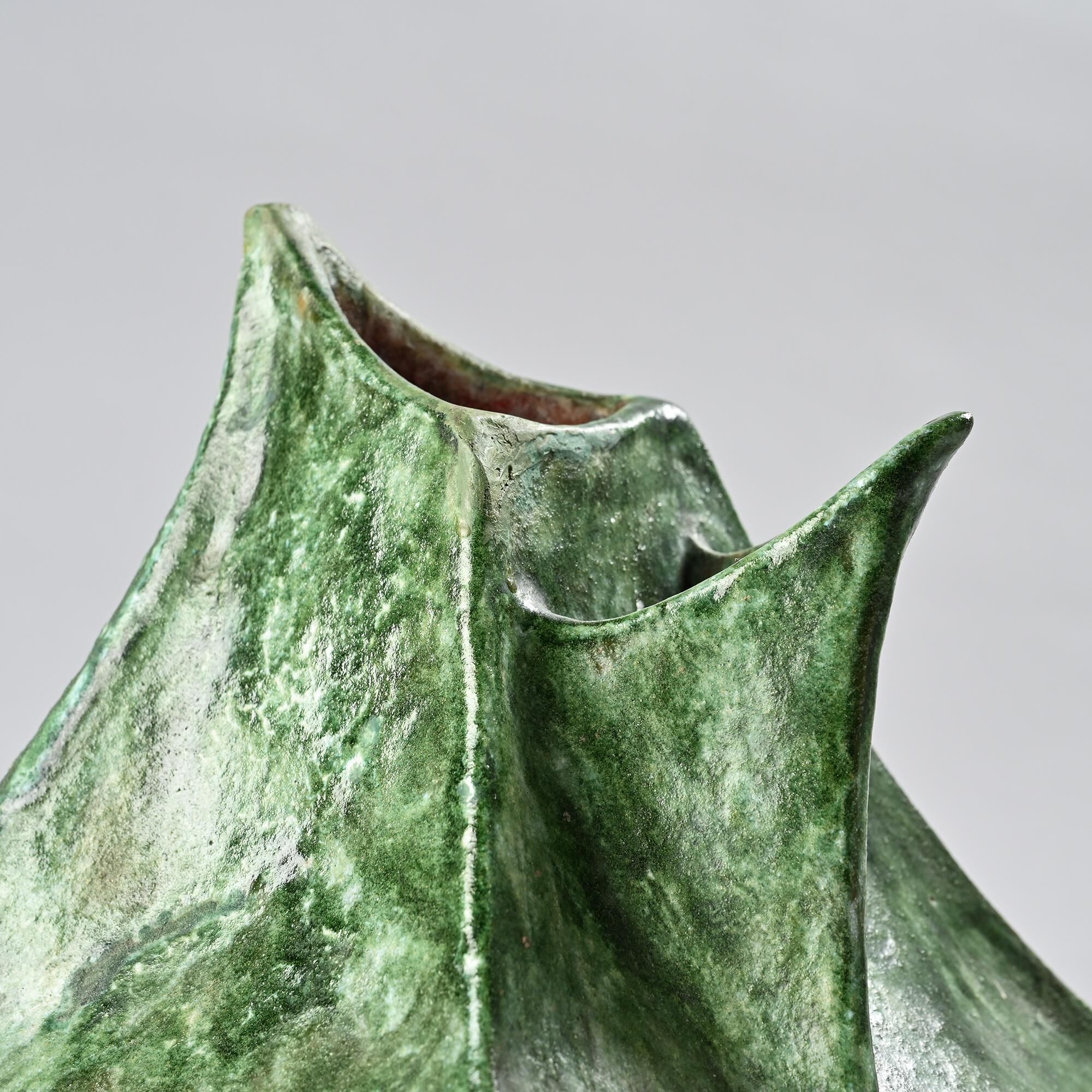 Ceramic vase by Béatrice Cenci, Italy, circa 1960.